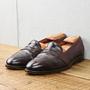 ALDENオールデン◆コードヴァン ローファー◆ブラウン◆US8.5/26.5cm