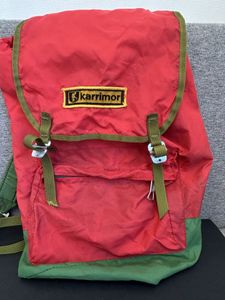 ★カリマー Karrimor リュックサック/バックパック 赤×緑レッド×グリーン レトロ★