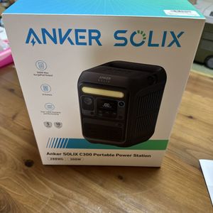 Anker ポータブル電源 Portable Power Solix アンカー C300 美品　動作確認のため開封 ブ
