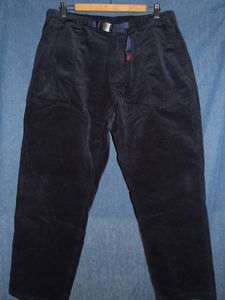 GRAMICCI/グラミチ*ワイドシルエット*コーディロイクライミングパンツ:ネイビー*size ASI
