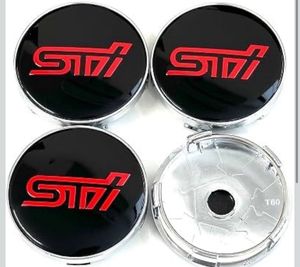 スバル STI 用 互換品 ホイール センター キャップ ハブ カバー4個セット