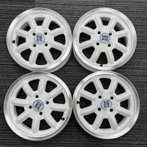 【0631】★ディスク面クリア塗装済み★14インチ　4.5J　ダイハツ　MINILITE　2CW　14×4.