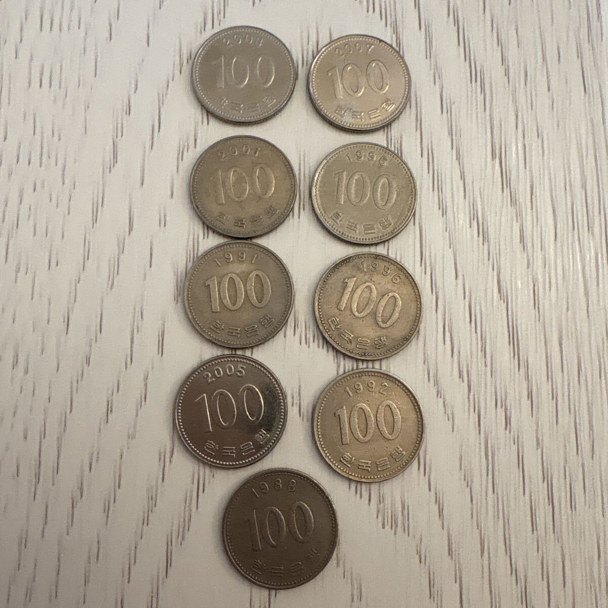 韓国硬貨100ウォンの値段と価格推移は？｜2件の売買データから韓国硬貨