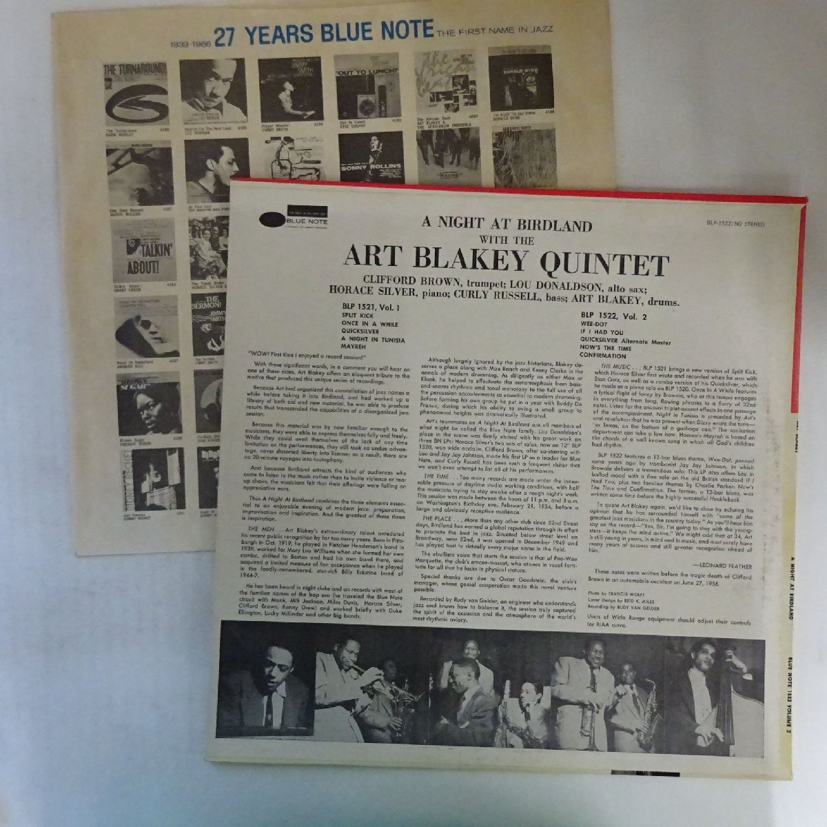 11257490; US盤/Blue note/NEWYORK/手書きRVG刻印/9M/MONO Art Blakey
