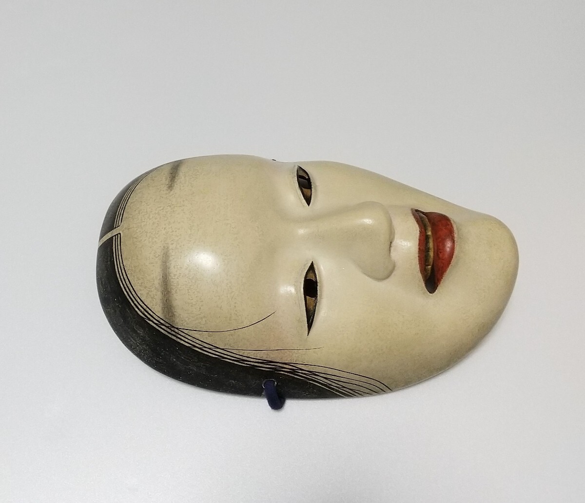 泥眼】能面 お面 女面 木彫り 伝統芸能(東洋彫刻)｜売買された