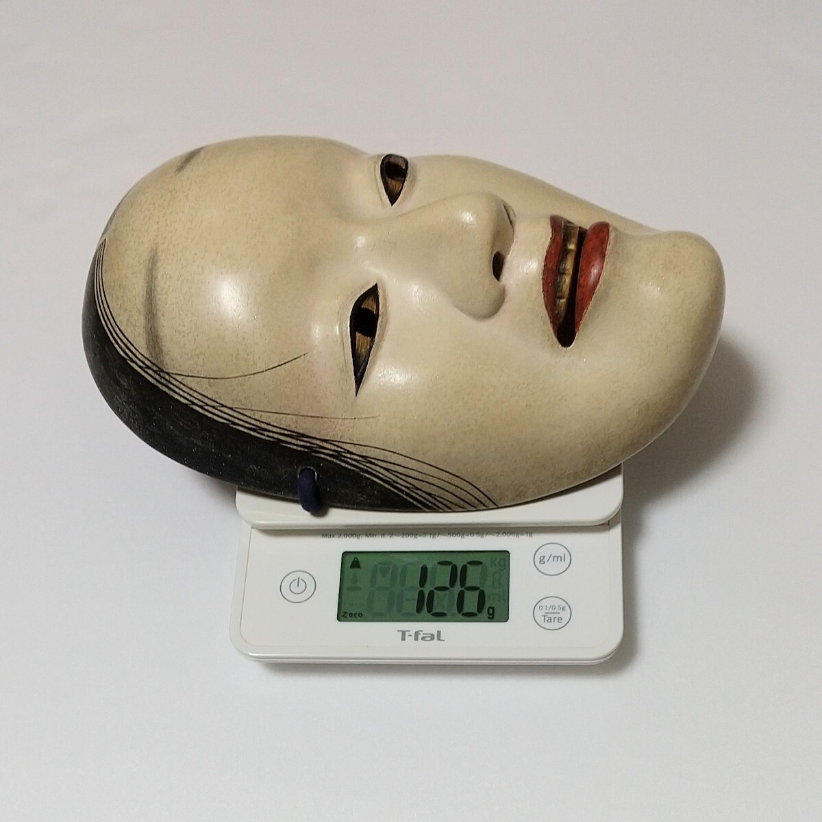 泥眼】能面 お面 女面 木彫り 伝統芸能(東洋彫刻)｜売買された