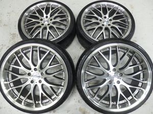 新品☆高級☆深リム メッシュ 19インチ 8.5J+40 クラウン マークX