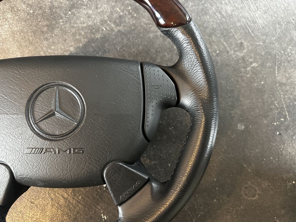 美品 純正 メルセデス ベンツ AMG ステアリング ハンドル R107 R129