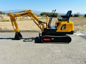 コマツ KOMATSU PC03-1 ミニユンボ 建設機械 小型油圧ショベル 2109時間 可動良好 農業 コマツ PC03-1 ミニユンボ（ミニ油圧ショベル）~1t 埼玉県中古重機・建