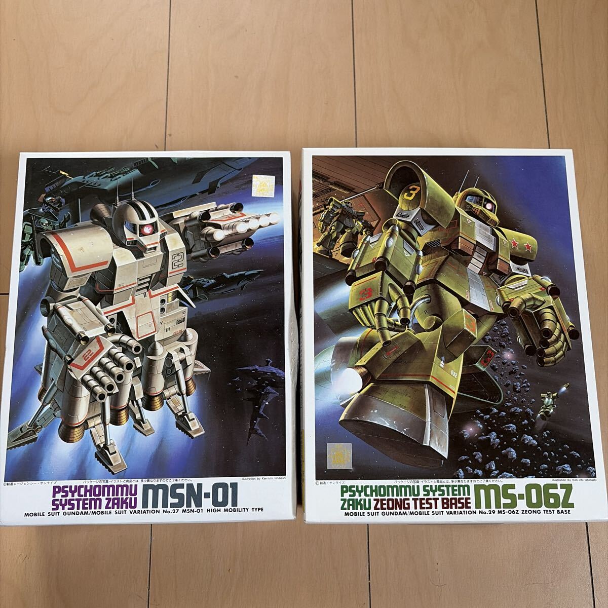 未開封 MSV1/144 MSN-01 高機動試験用ザク MS-06Z Zタイプザク