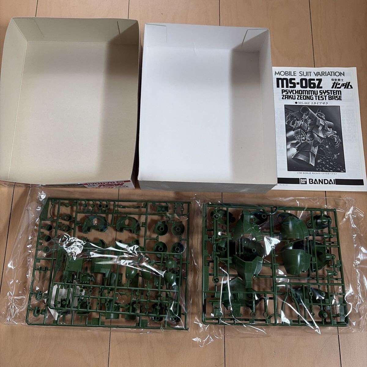 未開封 MSV1/144 MSN-01 高機動試験用ザク MS-06Z Zタイプザク