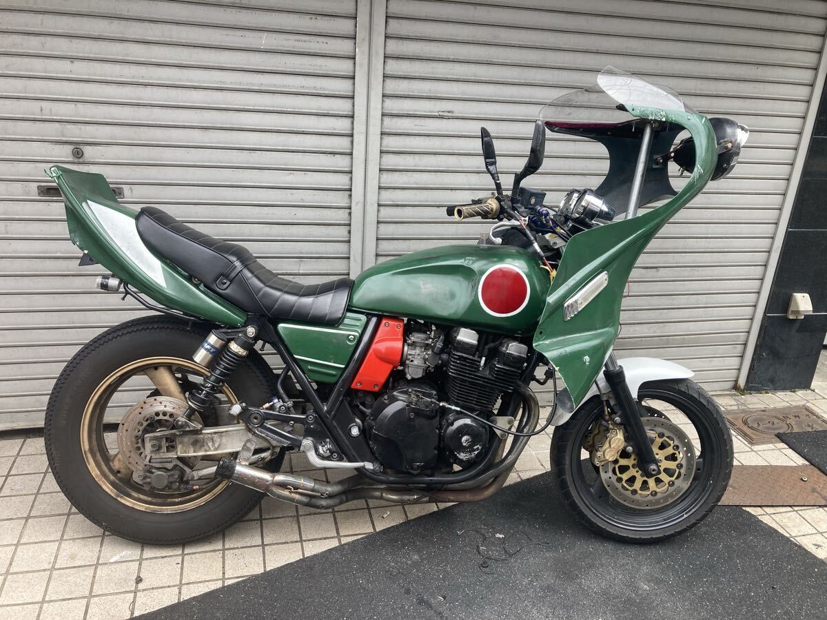 XJR400R 4HM 初期型 空冷4気筒エンジン 実働車外し XJR400R 4HM 初期型