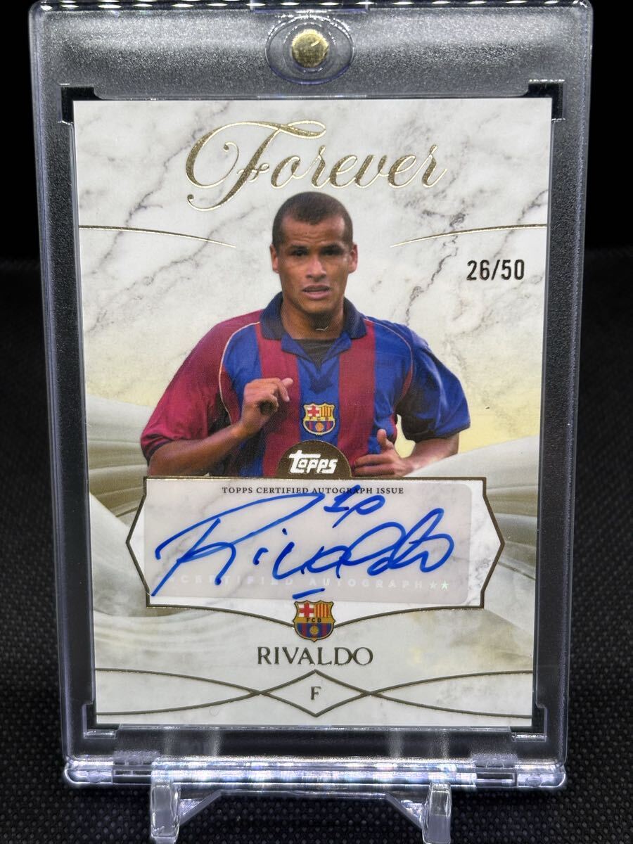 50枚限定】リバウド 直筆サインカード 26/50 Topps Forever FC