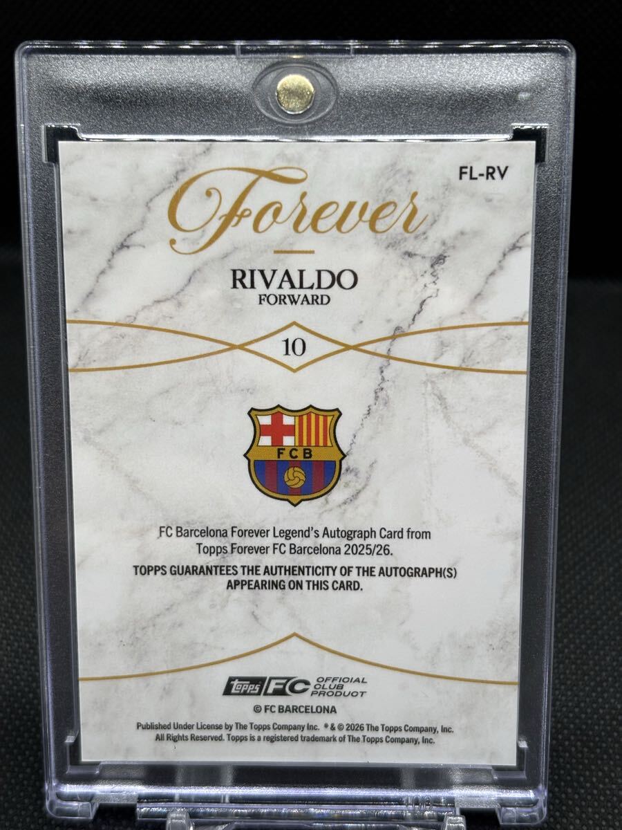 50枚限定】リバウド 直筆サインカード 26/50 Topps Forever FC
