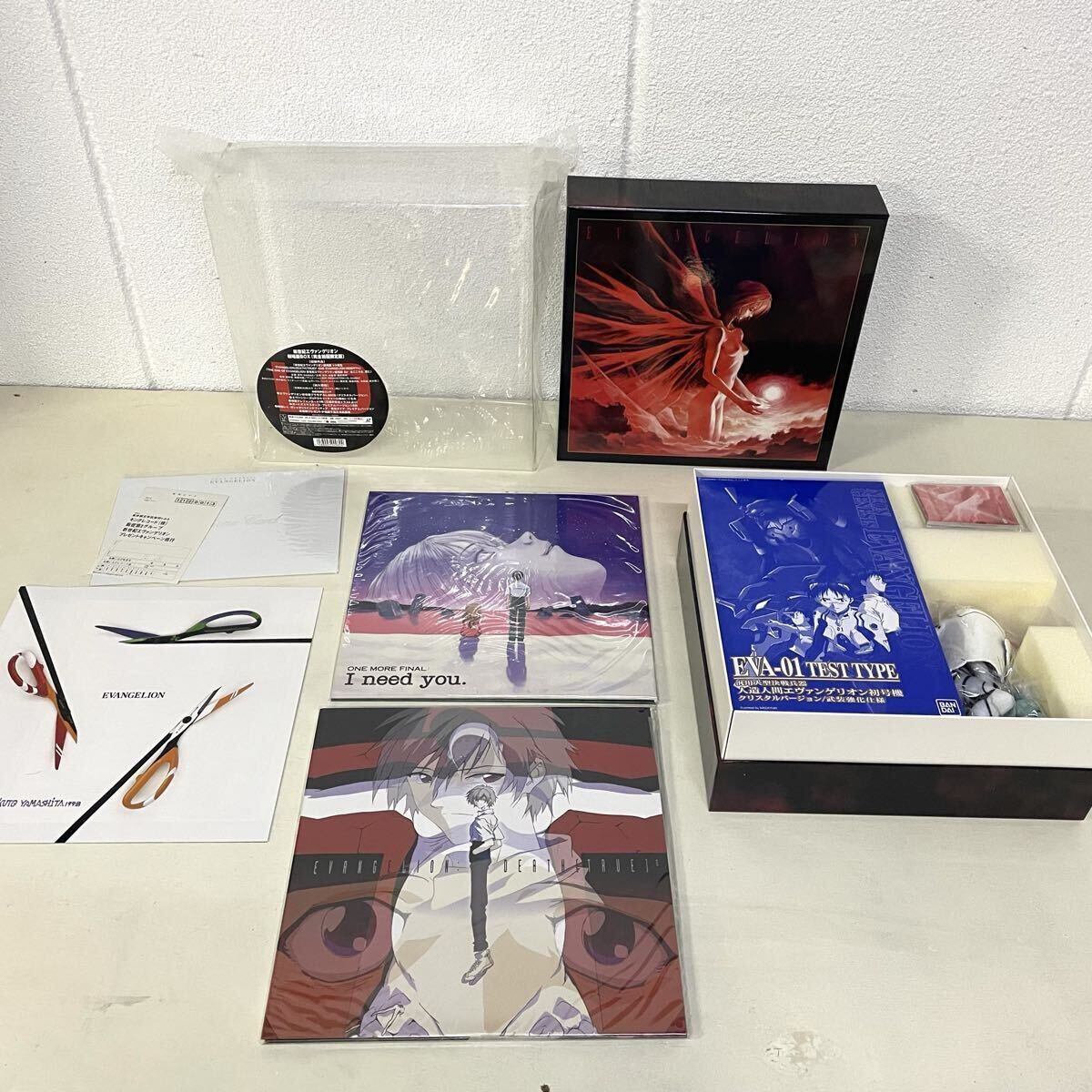 LD 未開封 新世紀エヴァンゲリオン 劇場版 初回限定版 帯付き レーザー