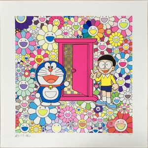 村上隆 お花畑の値段と価格推移は？｜2件の売買データから村上隆