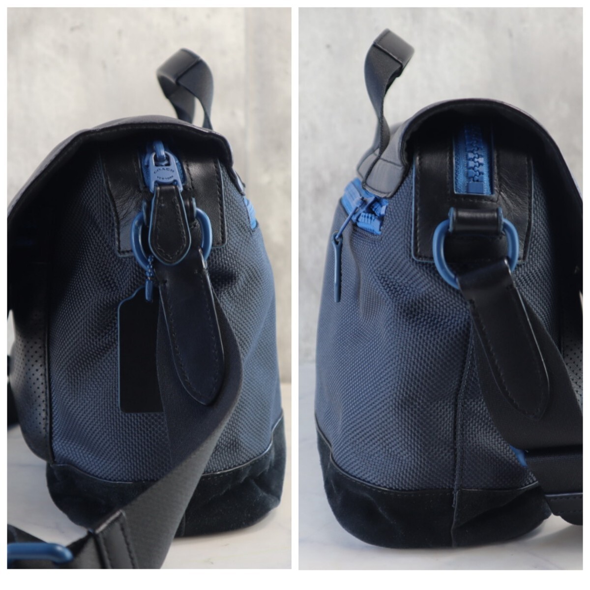 近年モデル 美品 コーチ COACH 2way メッセンジャーバッグ テレイン
