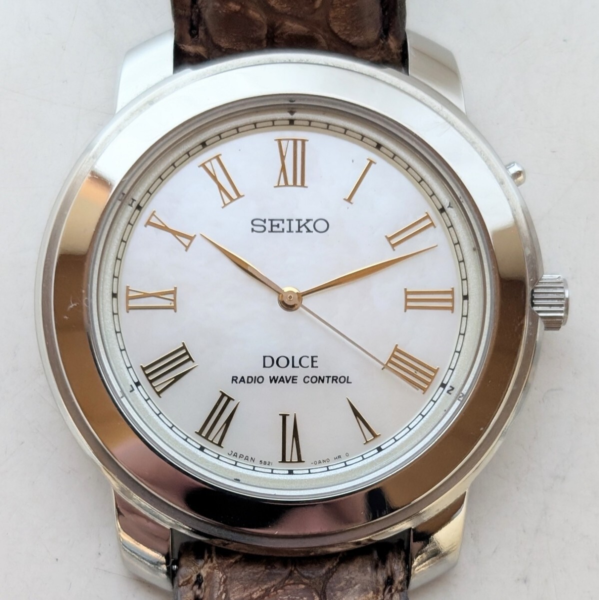 SEIKO DOLCE 5B21-0AE0 セイコー ドルチェ 電波ソーラー充電クオーツ