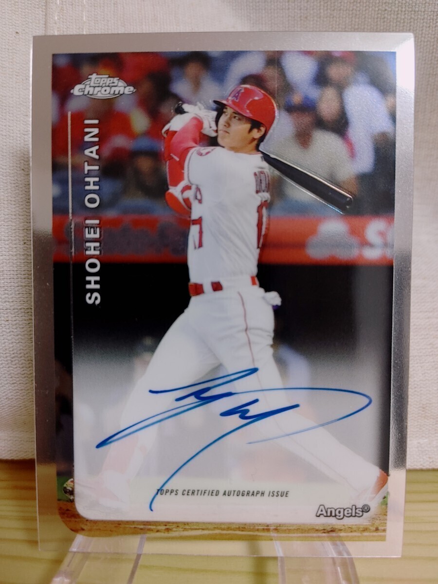 2019 TOPPS 大谷翔平 サインカード 大谷翔平 直筆サインカード topps chrome auto Shohei Ohtani 2019