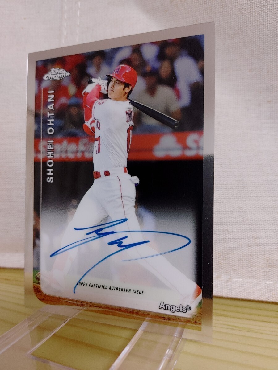 大谷翔平 直筆サインカード topps chrome auto Shohei Ohtani 2019
