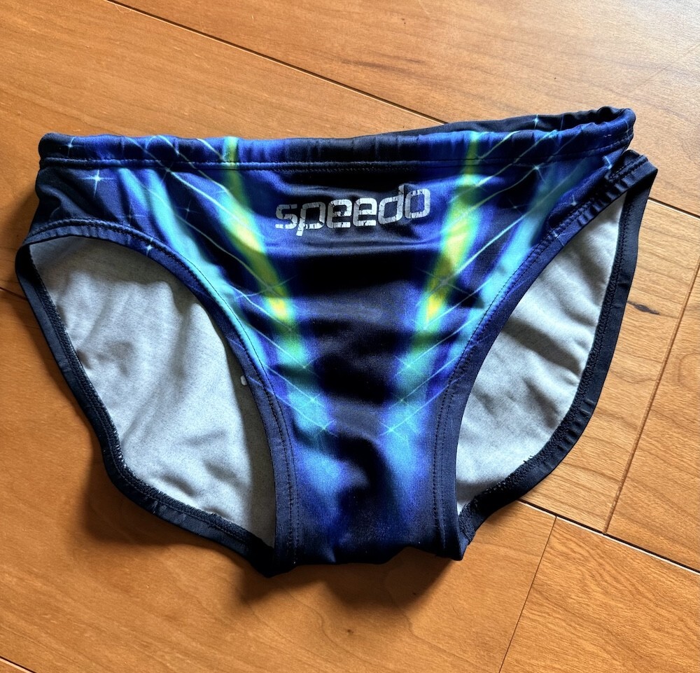 美品】SPEEDO / アクアブレード / ダイナカット / ブラック×ブルー / L