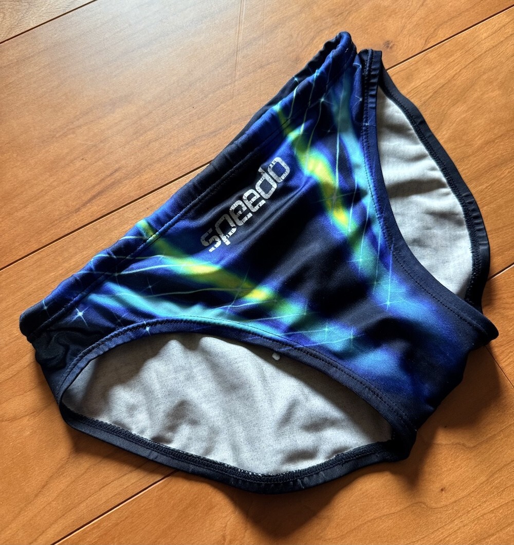 美品】SPEEDO / アクアブレード / ダイナカット / ブラック×ブルー / L