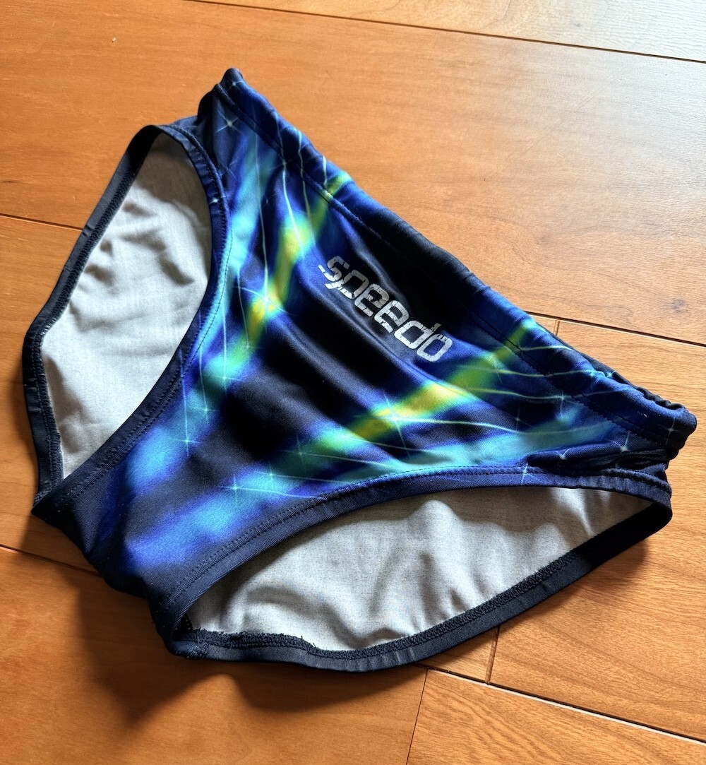 美品】SPEEDO / アクアブレード / ダイナカット / ブラック×ブルー / L