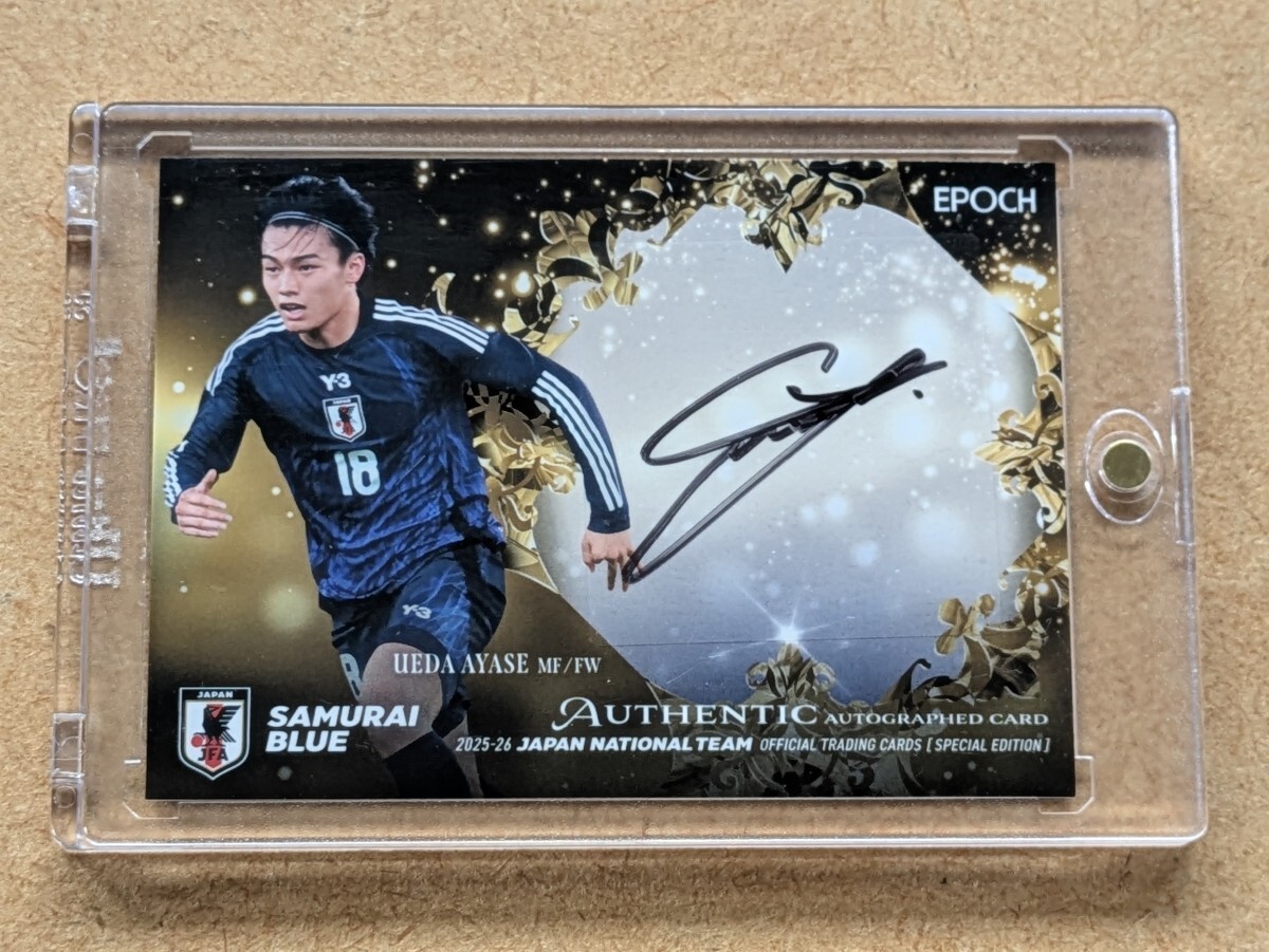 上田綺世【EPOCH 2025-26 サッカー日本代表オフィシャルトレーディング