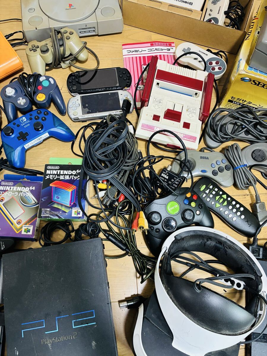 S26042803 レトロゲーム機 本体 大量まとめ売り 任天堂 セガサターン
