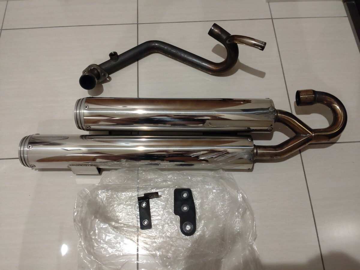 あっきー　マグザム　SG17 純正マフラー 生産終了品）希少 ヤマハ マグザム マフラー SG17J SP忠男 pure sport
