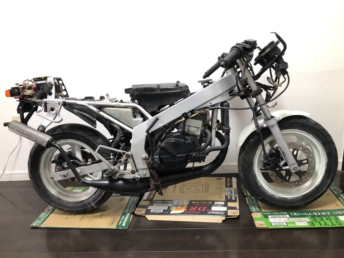 NSR50 AC10-12 89年 ロスマンズカラー エンジン実動、書類・鍵あり