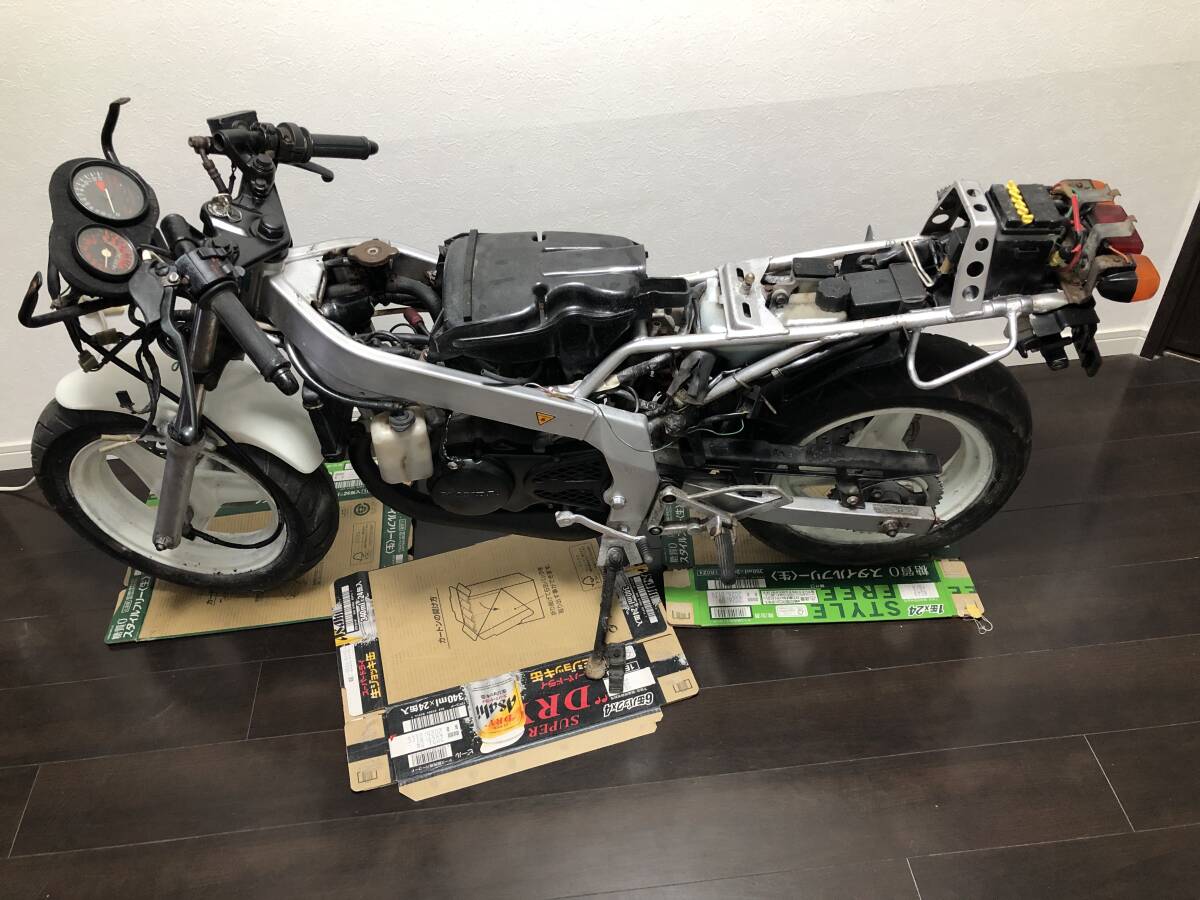 NSR50 AC10-12 89年 ロスマンズカラー エンジン実動、書類・鍵あり