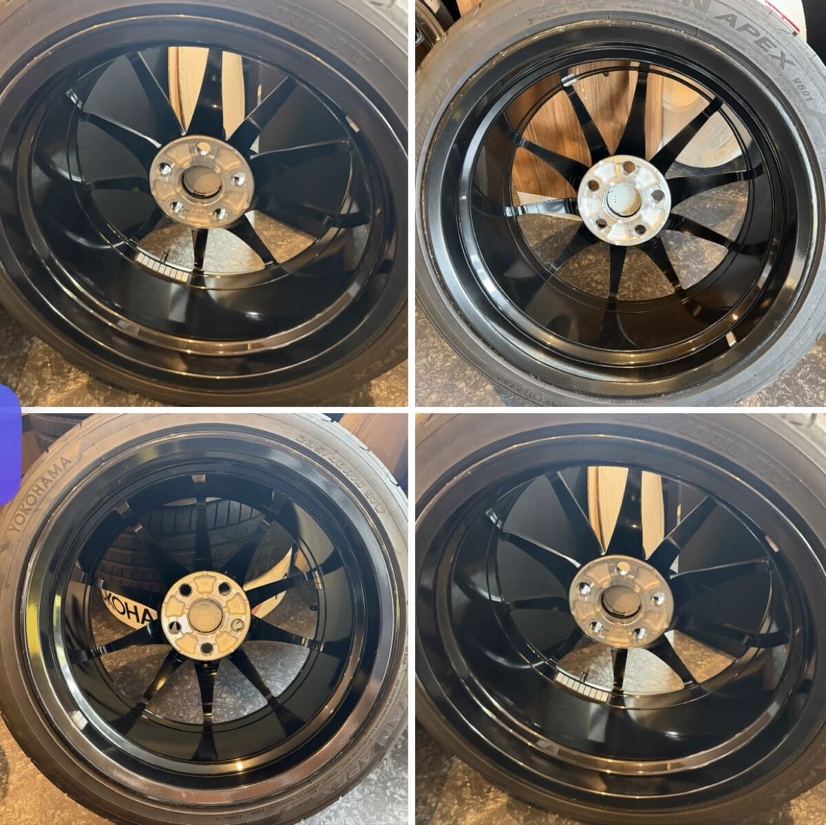 美品！GRカローラ RZ 純正BBSホイール 8.5j-18+30 タイヤ 4本セット