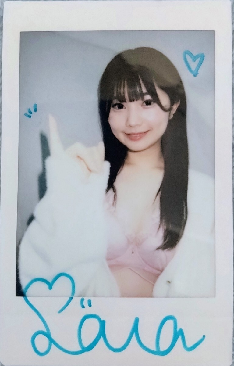MOODYZ専属女優 純白彩永 サイン入りチェキ イベント特典③(サイン