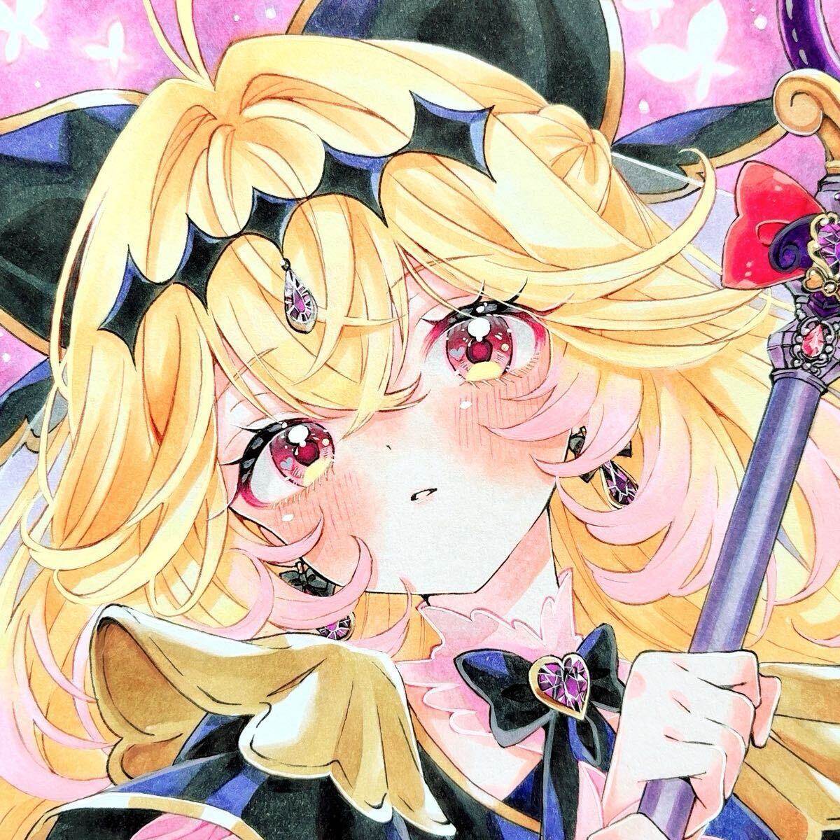 キュアアルカナシャドウ 名探偵プリキュア たんプリ手描きイラスト