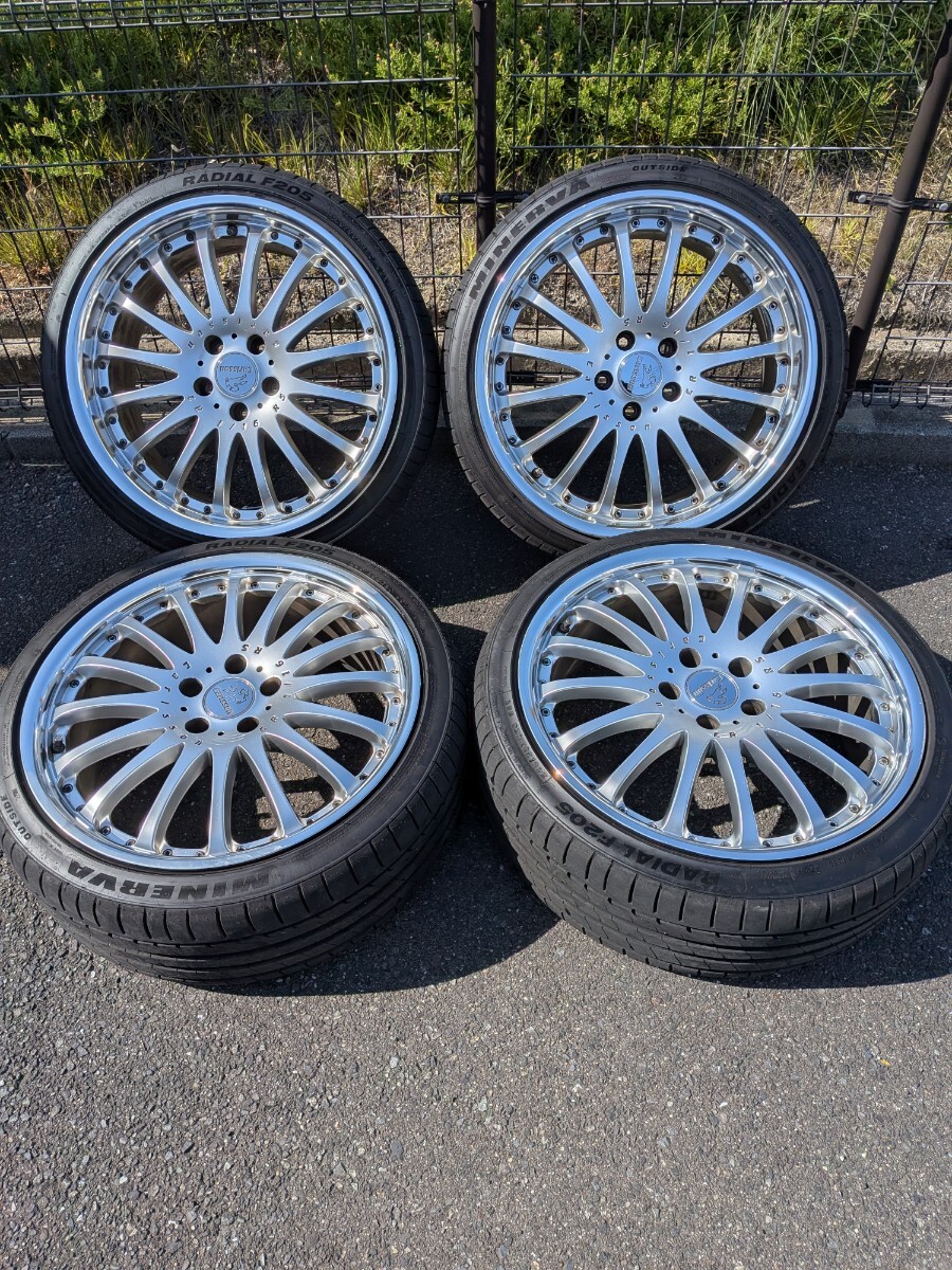カールソン 1/16 RS 20インチ タイヤホイールセット 4本 Carlsson 8.5