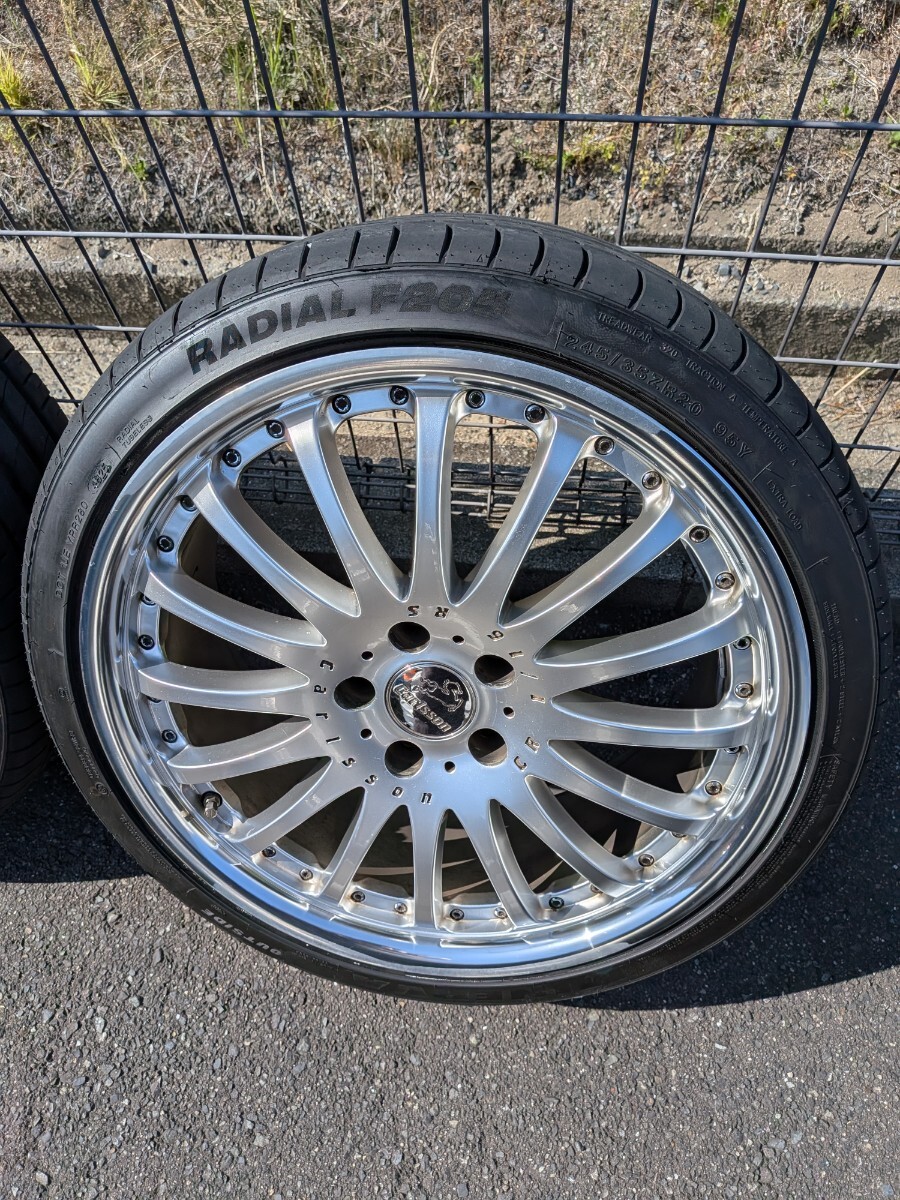 カールソン 1/16 RS 20インチ タイヤホイールセット 4本 Carlsson 8.5