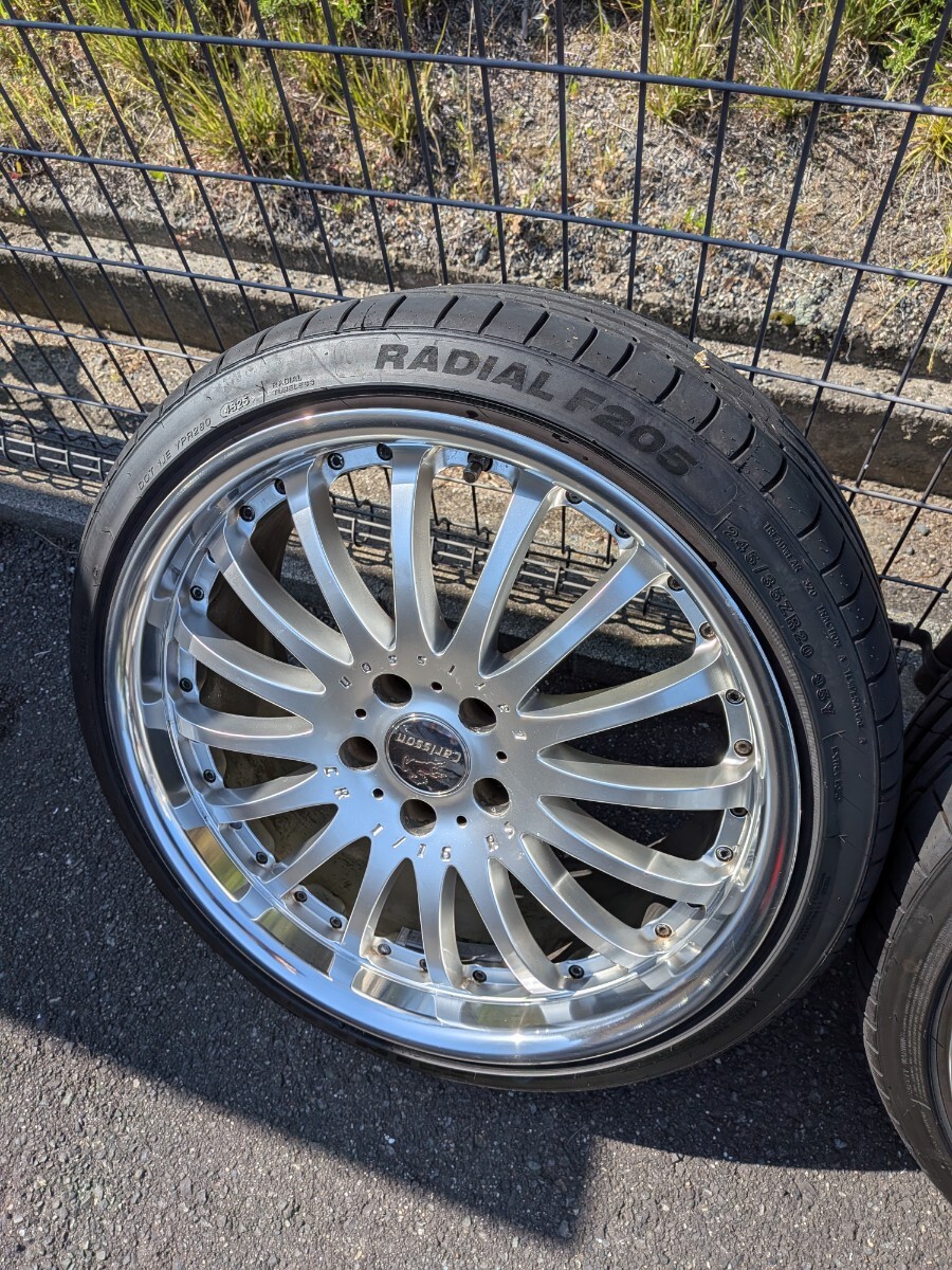 カールソン 1/16 RS 20インチ タイヤホイールセット 4本 Carlsson 8.5