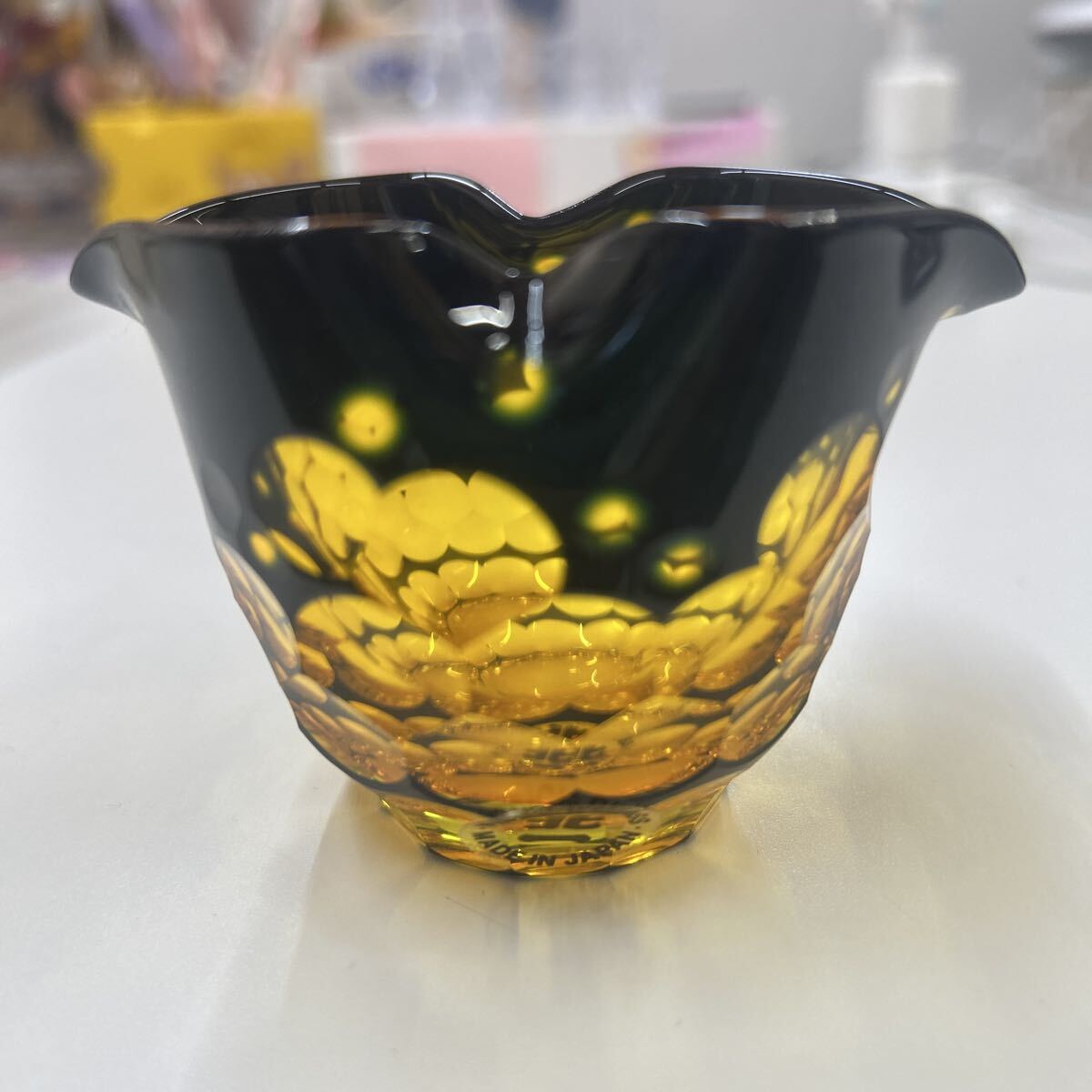 新品】北一硝子 被せガラス花瓶 白石寿男作ガラス工芸家 【公式直営