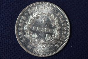 フランス1フラン硬貨の値段と価格推移は？｜4件の売買データから