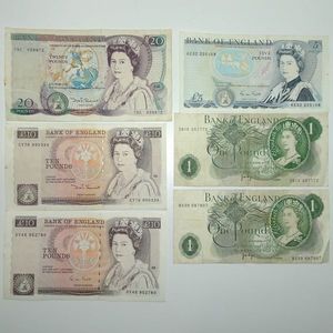 イギリス旧紙幣の値段と価格推移は？｜9件の売買データからイギリス旧
