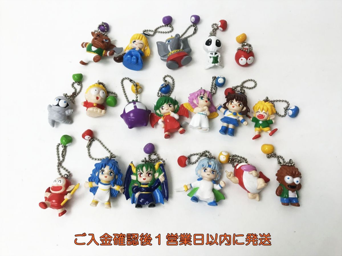 当時物　1995年　ぷよぷよストラップ大量　ぷよぷよの館フィギュア20個　非売品 当時物 1995年 ぷよぷよストラップ大量 ぷよぷよの館フィギュア20個