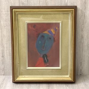 油彩画 ピエロ 額装 アート ピエロ 絵画の値段と価格推移は？｜5件の売買データからピエロ 絵画の