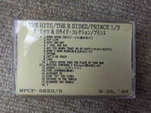 441位 PRINCE・PROMO　ONLY　cassette　「THE　HITS　１/3」
