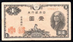 二宮尊徳1円札の値段と価格推移は？｜4件の売買データから二宮尊徳1円