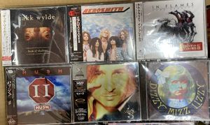 403位 1円スタート！ハードロックヘヴィメタル中古CDＤＶＤ3箱約280枚まとめ販売エアロスミス