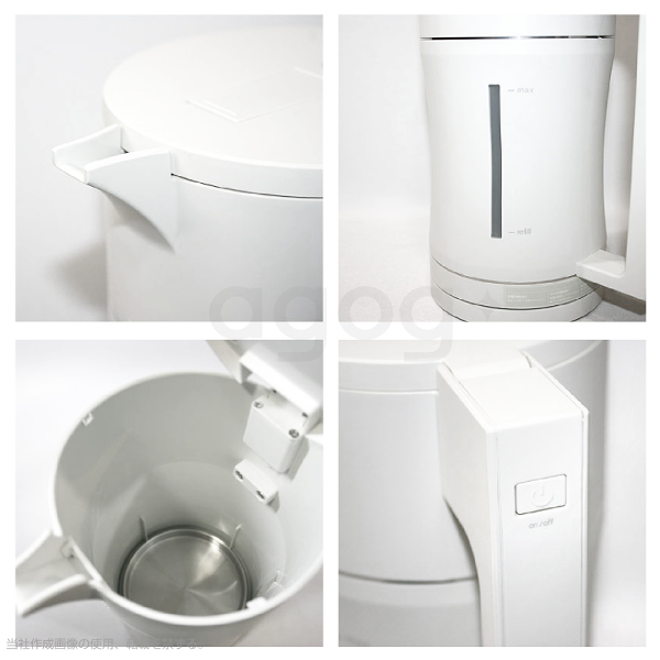 新品baroucheバルーシュ=1.2Lコードレス電気ケトルBR-02/amadana(電気 