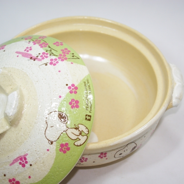 とってもかわいい 万古焼 スヌーピー 土鍋 ６号 土鍋 売買されたオークション情報 Yahooの商品情報をアーカイブ公開 オークファン Aucfan Com