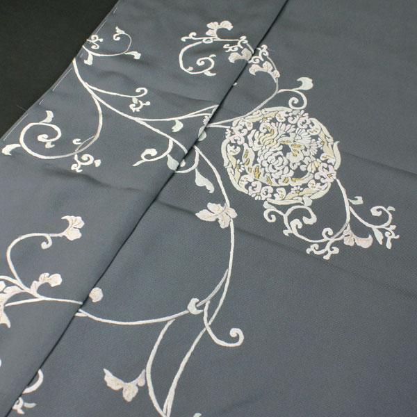 山口美術織物 刺繍 訪問着オーダー仕立て 深く
