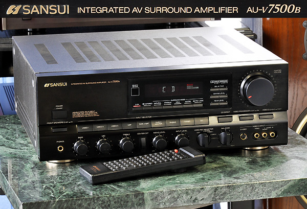 サンスイ AVサラウンドアンプ SANSUI AU-V7500B 当社メンテ品(AVアンプ